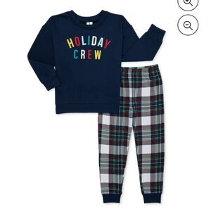 JOYSPUN Christmas winter holiday two piece toddler pajama set